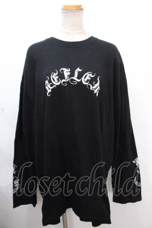 画像: REFLEM / 薔薇プリントL/S Tee/ロングスリーブカットソー F ブラック Y-24-11-30-051-PU-TO-SZ-ZS