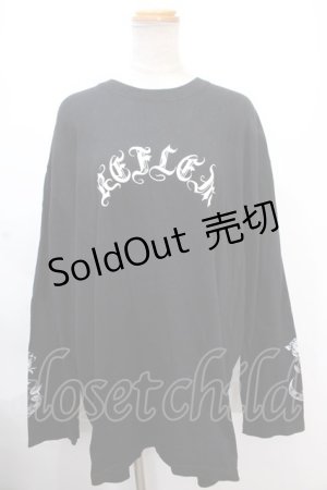 画像: REFLEM / 薔薇プリントL/S Tee/ロングスリーブカットソー F ブラック Y-24-11-30-051-PU-TO-SZ-ZS