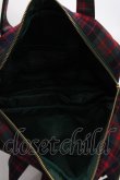 画像3: Jane Marple / Tartan checkリボンBag  レッド Y-24-11-30-019-JM-BG-SZ-ZY (3)