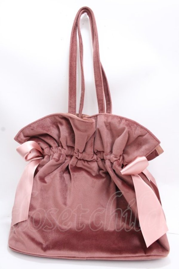 画像2: mayla classic / Jumu Reticule Bag -ジュムゥ・レティキュールバッグ-  オールドローズ Y-24-12-05-037-LO-BG-SZ-ZY (2)