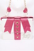 画像1: Angelic Pretty / Little Present Ribbonポシェット  白 Y-24-12-13-033-AP-BG-SZ-ZY (1)