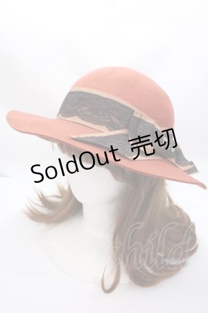 画像: axes femme / HAT リボンハット  ブラウン Y-24-12-18-002-AX-AC-AS-ZY