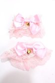 画像1: Angelic Pretty / ハートチャーム配色お袖とめ  白×ピンク Y-24-12-23-006-AP-ZA-SZ-ZY (1)