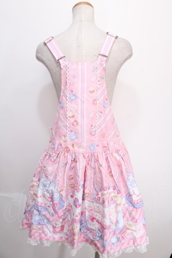 画像2: Angelic Pretty / Whip Factory サロペット  ピンク Y-24-12-23-052-AP-OP-SZ-ZY (2)