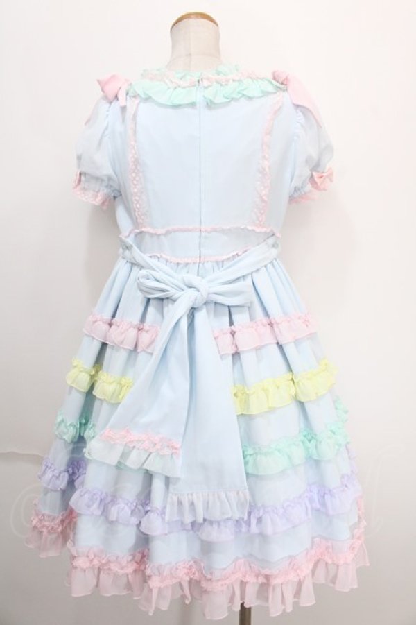 画像2: Angelic Pretty / しゃぼん玉ワンピース  サックス Y-24-12-23-067-AP-OP-SZ-ZY (2)