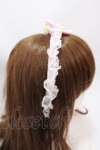 画像3: Angelic Pretty / トリプルリボンレースカチューシャ  ピンク Y-24-12-23-020-AP-AC-SZ-ZY (3)