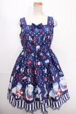 画像1: Angelic Pretty / Sailor Marine Kittenジャンパースカート  紺 Y-24-12-25-048-AP-OP-SZ-ZY (1)