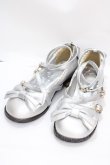 画像1: Angelic Pretty / Tea Party Shoes S シルバー Y-24-12-25-008-AP-ZA-SZ-ZY (1)