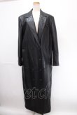 画像1: Melt the lady / leather like trench coat F ブラック Y-24-12-29-050-PU-CO-SZ-ZY (1)