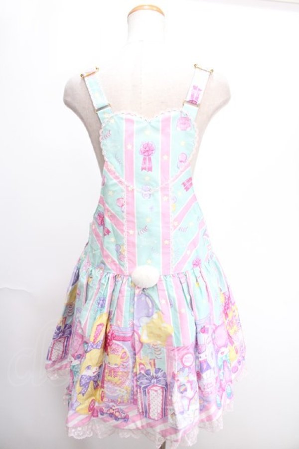 画像2: Angelic Pretty / Toy Doll Boxサロペット  ミント Y-24-12-29-029-AP-OP-SZ-ZY (2)