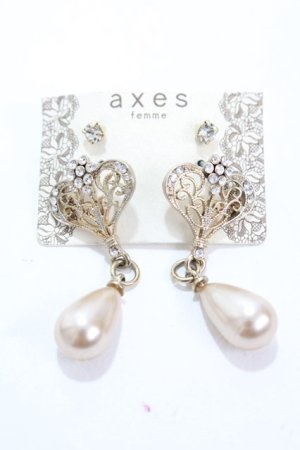 画像: axes femme / ピアス   Y-25-01-10-001-AX-AC-SZ-ZY