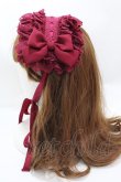 画像2: Vallee lys / Lace Enchantment Headdress  ワイン Y-25-01-14-014-GO-AC-SZ-ZY (2)