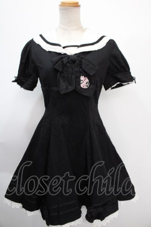 画像: Angelic Pretty / School Marine ワンピース  黒 Y-25-01-16-094-AP-OP-SZ-ZY