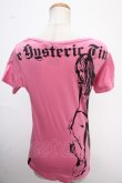 画像2: HYSTERIC GLAMOUR / ヒスガールTシャツ F ピンク Y-25-02-06-155-PU-TS-SZ-ZY (2)