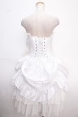 画像2: ATELIER PIERROT / Bustle Corset Dress  白 Y-25-02-06-208-EL-OP-SZ-ZY (2)