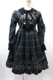 画像1: Angelic Pretty /Modern Studentワンピース  紺 Y-25-02-09-051-AP-OP-AS-ZY (1)