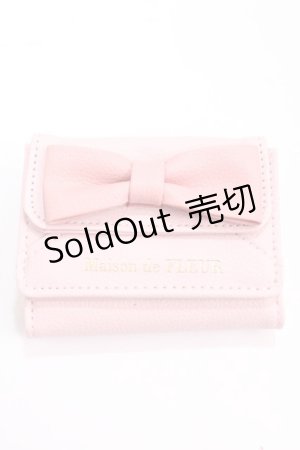 画像: Maison de FLEUR / RIBBON CARD CASE BOOK F ピンク Y-25-02-16-061-LO-JA-SZ-ZY