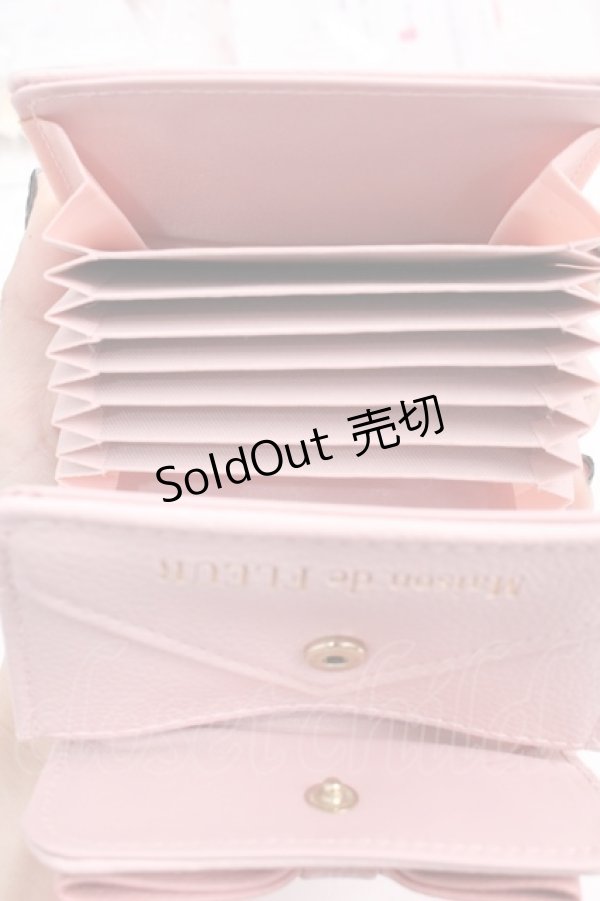 画像3: Maison de FLEUR / RIBBON CARD CASE BOOK F ピンク Y-25-02-16-061-LO-JA-SZ-ZY (3)