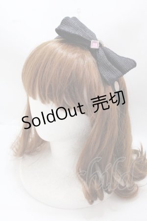 画像: MILK / Straw Ribbonヘアバンド  ブラック Y-25-02-16-073-ML-AC-SZ-ZY