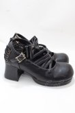 画像4: ATELIER PIERROT / Allure Lace-Up Pumps L 黒 Y-25-02-16-085-EL-SH-SZ-ZY (4)