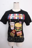 画像1: MILK / MILK Burger Tee  ブラック Y-25-02-18-014-ML-TO-SZ-ZY (1)