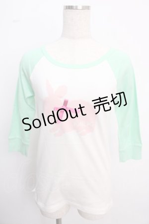 画像: MILK / デジタルバニーTシャツ  オフ×メロン Y-25-02-18-017-ML-TO-SZ-ZY