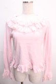 画像1: Angelic Pretty / たっぷりシフォンリボンカットソー  ピンク Y-25-02-21-105-AP-TO-SZ-ZY (1)