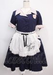 画像1: Angelic Pretty /Milkshakeサーキュラーワンピース  紺 Y-25-02-26-035-AP-OP-AS-ZY (1)