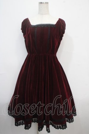 画像: ATELIER PIERROT / Shadowy Soiree Dress  ワイン Y-25-03-21-115-EL-OP-SZ-ZY