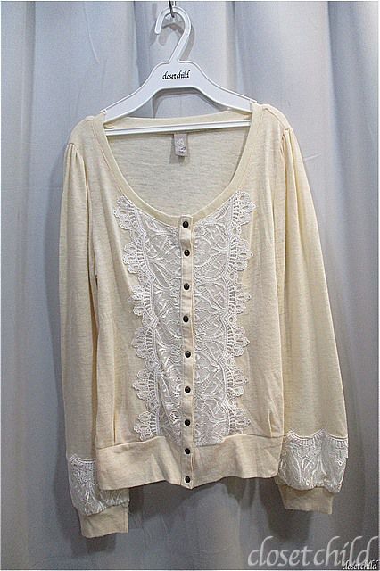 【SALE】【40%OFF】Rozen Kavalier / レース重ねカーディガン