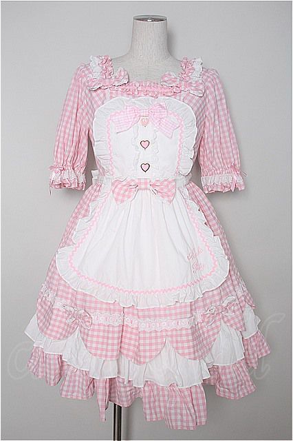 Angelic Pretty / Heart Caf?ワンピース I-22-06-04-057i-1-OP-AP-L-HD 