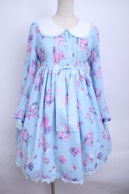 売筋 Angelic Pretty sweet violet ワンピース リボン news