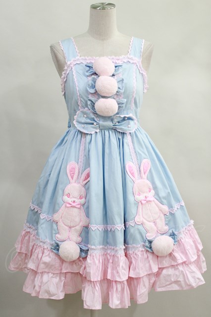 Angelic Pretty / なかよしバニージャンパースカート(2021) H-23-03-01