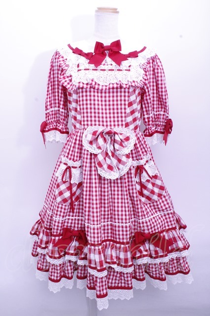 BABY,THE STARS SHINE BRIGHT / Milky Gingham Dollワンピース