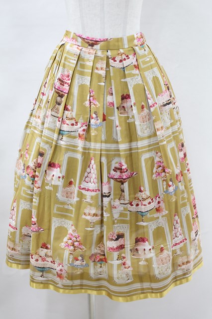 Jane Marple / Sweets In The Palaceのドレススカート  H-23-04-29-022h-1-SK-JM-L-KB-ZT005