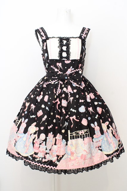 Angelic Pretty / ドリーミィドールハウス切替ジャンパースカート O-23