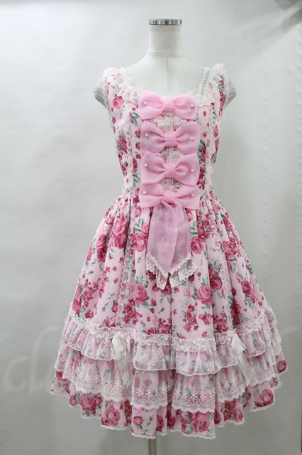 Angelic Pretty】ローズドレスアップJSK アイボリー-