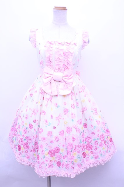 Angelic Pretty♡powder roseジャンパースカート - maoquealimenta