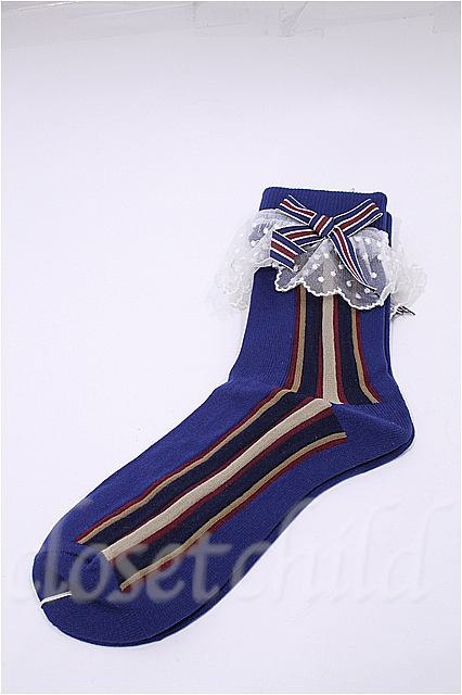 Angelic Pretty / British Stripeクルー丈ソックス