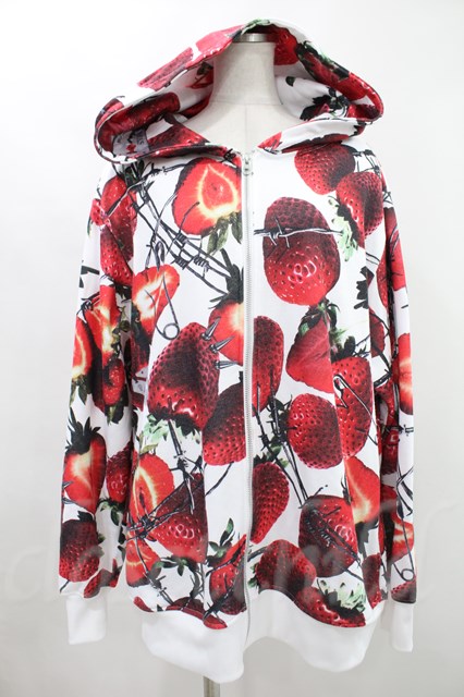『TRAVAS TOKYO』Tablet berry zip hoodie
