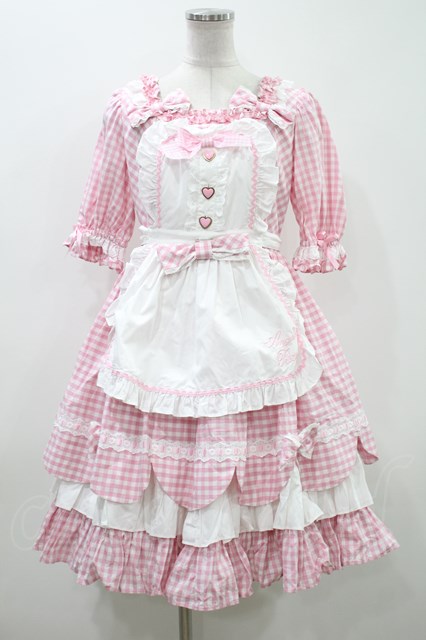 Angelic Pretty / Heart Cafeワンピース H-23-09-26-1038-NS-ZH