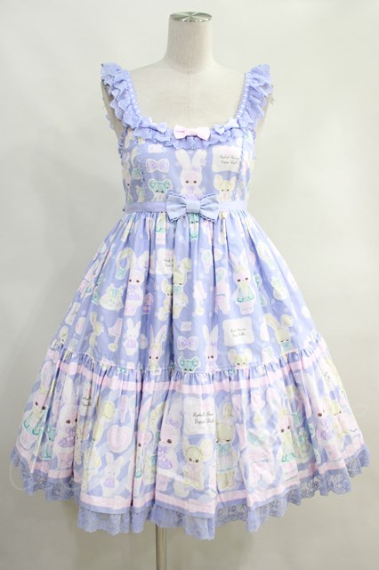 Angelic Pretty / Fancy Paper Dollsティアードジャンパースカート H