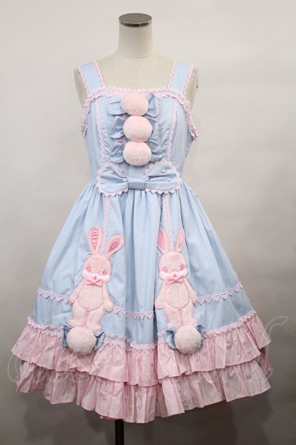 Angelic Pretty / なかよしバニージャンパースカート H-23-10-17-1001