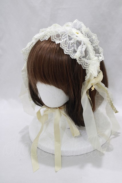 Angelic Pretty / Twinkle Starヘッドドレス アイボリー H-23-12-13