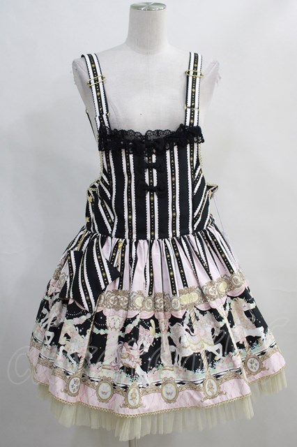 Angelic Pretty / Day Dream Carnivalサロペット Free ブラック H-24 ...