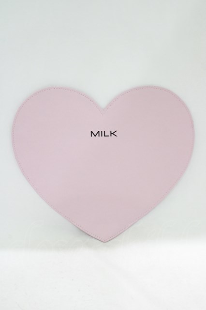 MILK / ハートポーチ ピンク H-24-02-22-058-ML-ZA-KB-ZH - closet