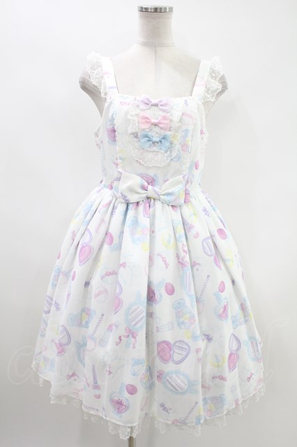 Angelic Pretty / Fluffy Puff Bunnyジャンパースカート H-24-02-27