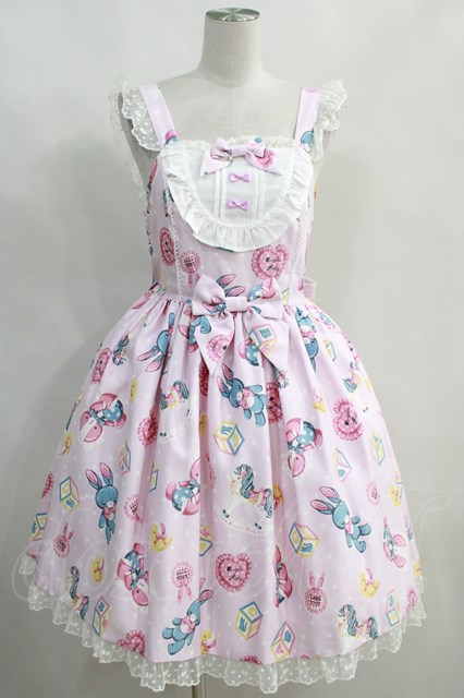 Angelic Pretty / Toy DreamジャンパースカートSet Free ピンク H-24