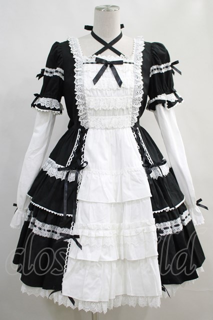 Angelic Pretty / メルヘンDollワンピース Free ブラック H-24-03-19-1007-AP-OP-NS-ZH -  closet child オンラインショップ