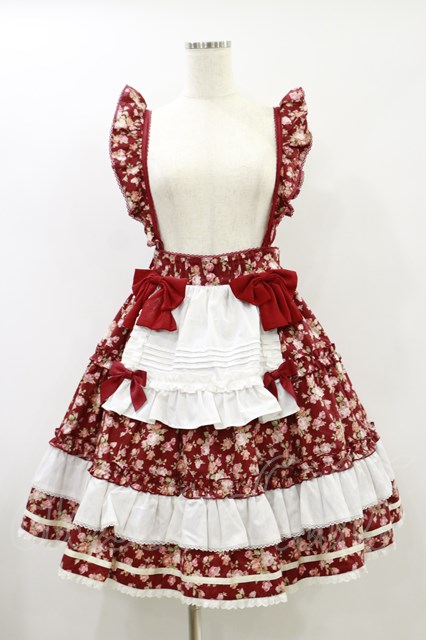 Angelic Pretty / Flower Basketスカート Free レッド H-24-05-29-078-AP-SK-NS-ZH -  closet child オンラインショップ